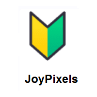 Japanese Symbol For Beginner on JoyPixels