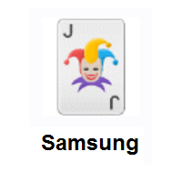 Playing Card Black Joker on Samsung