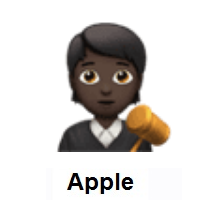Judge: Dark Skin Tone on Apple iOS