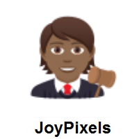 Judge: Medium-Dark Skin Tone on JoyPixels