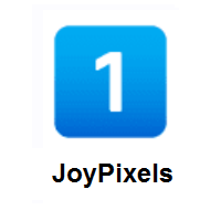 Keycap: Digit One on JoyPixels