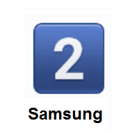Keycap: Digit Two on Samsung