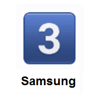 Keycap: 3 on Samsung
