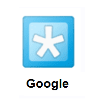 Asterisk (Symbol) on Google Android