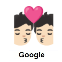 Kiss: Light Skin Tone on Google Android