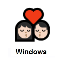 Kiss: Light Skin Tone on Microsoft Windows