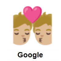 Kiss: Medium-Light Skin Tone on Google Android