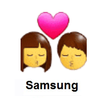 Kiss: Woman, Man on Samsung