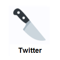 Kitchen Knife on Twitter Twemoji