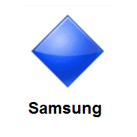 Large Blue Diamond on Samsung