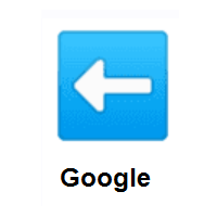 Left Arrow on Google Android