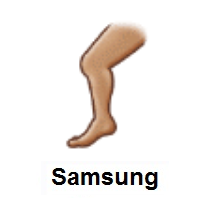 Leg: Medium Skin Tone on Samsung