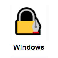 Locked With Pen on Microsoft Windows