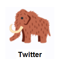 Mammoth on Twitter Twemoji