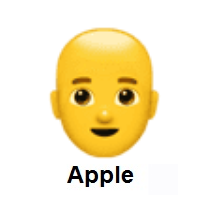 Man: Bald on Apple iOS