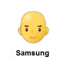 Man: Bald on Samsung