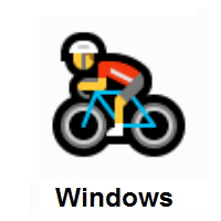 Man Biking on Microsoft Windows