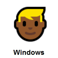 Man: Blond Hair: Medium-Dark Skin Tone on Microsoft Windows