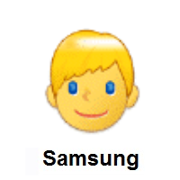 Man: Blond Hair on Samsung