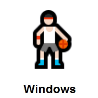 Man Bouncing Ball: Light Skin Tone on Microsoft Windows