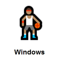 Man Bouncing Ball: Medium Skin Tone on Microsoft Windows