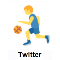 Man Bouncing Ball on Twitter Twemoji