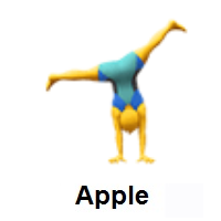 Man Cartwheeling on Apple iOS