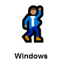 Man Dancing: Medium Skin Tone on Microsoft Windows
