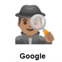 Man Detective: Medium Skin Tone on Google Android