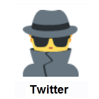 Man Detective on Twitter Twemoji