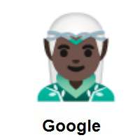 Man Elf: Dark Skin Tone on Google Android