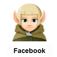Man Elf: Light Skin Tone on Facebook