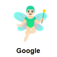 Man Fairy: Light Skin Tone on Google Android