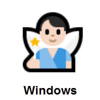 Man Fairy: Light Skin Tone on Microsoft Windows