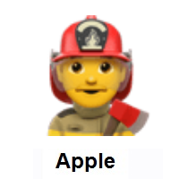 Man Firefighter on Apple iOS