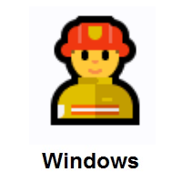 Man Firefighter on Microsoft Windows
