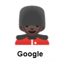 Man Guard: Dark Skin Tone on Google Android