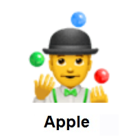 Man Juggling on Apple iOS