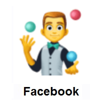 Man Juggling on Facebook