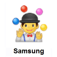 Man Juggling on Samsung