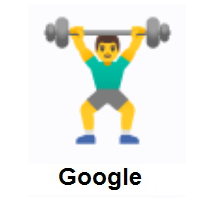 Man Lifting Weights on Google Android