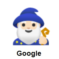 Man Mage: Light Skin Tone on Google Android