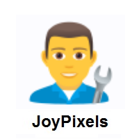 Man Mechanic on JoyPixels