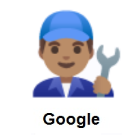 Man Mechanic: Medium Skin Tone on Google Android