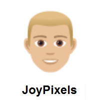 Man: Medium-Light Skin Tone on JoyPixels