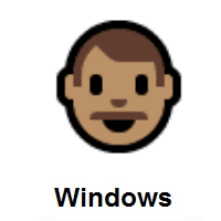 Man: Medium Skin Tone on Microsoft Windows
