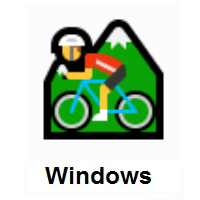 Man Mountain Biking on Microsoft Windows