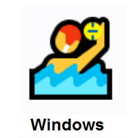 Man Playing Water Polo on Microsoft Windows