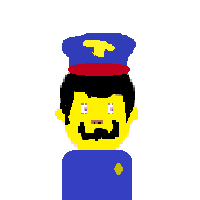Policeman: Man Police Officer