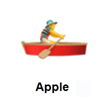 Man Rowing Boat on Apple iOS